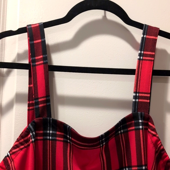3X Jolie & Joy Plaid Dress -Bodycon Style - Picture 2 of 4